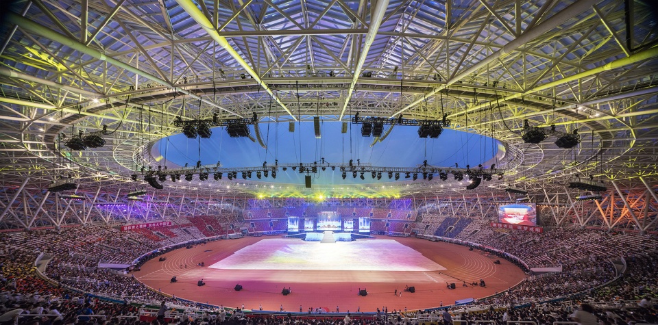 xianyang olympic sports center stadium china by ptw architects ccdi shenzheng co ltd