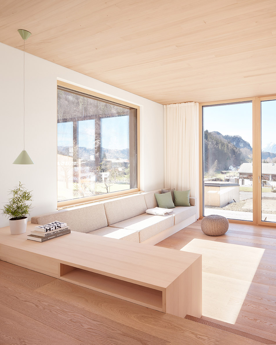 semi detached house on a hillside by mwarchitekten
