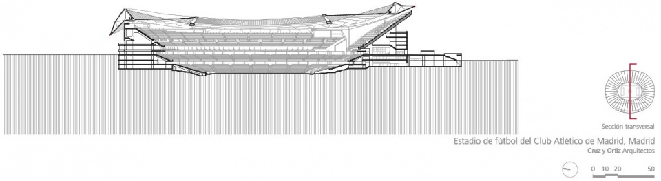 wanda metropolitano football stadium madrid by cruz y ortiz architects