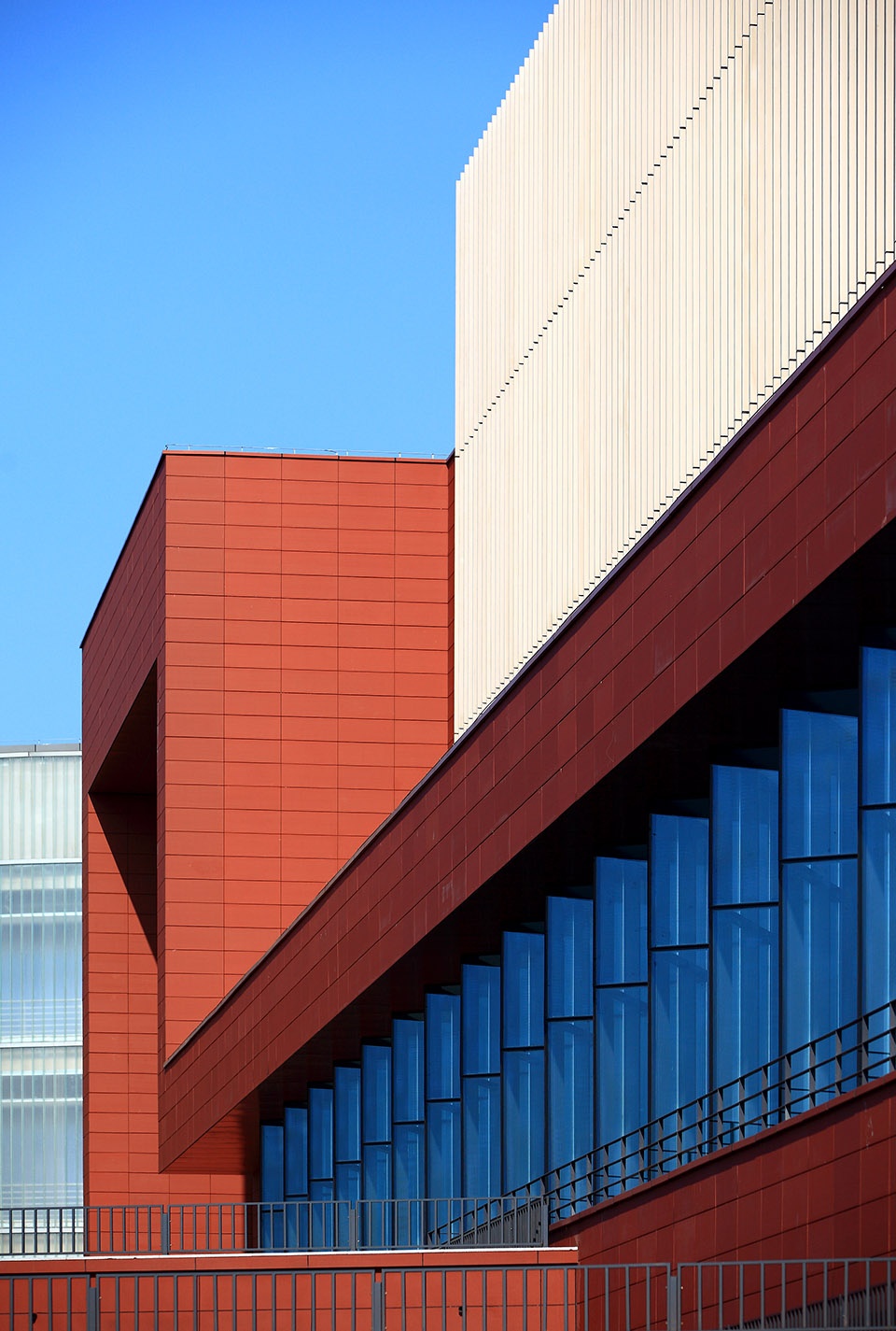 the gymnasium in tianjin university of science technology china by tao zhi studio architectural design and research institute of scut
