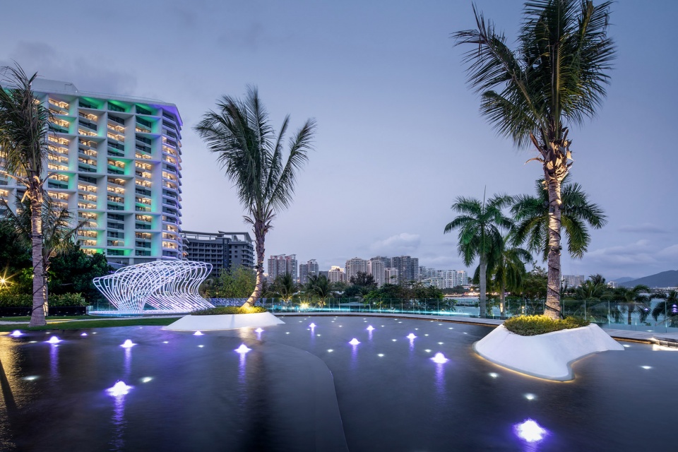 talk to the sea jw marriott hotel sanya dadonghai bay china by wr group