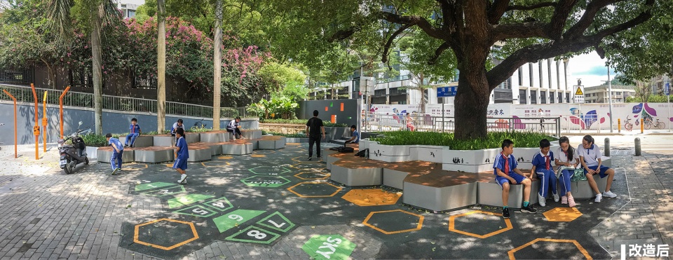time story shekou school square landscape design china by zizu studio