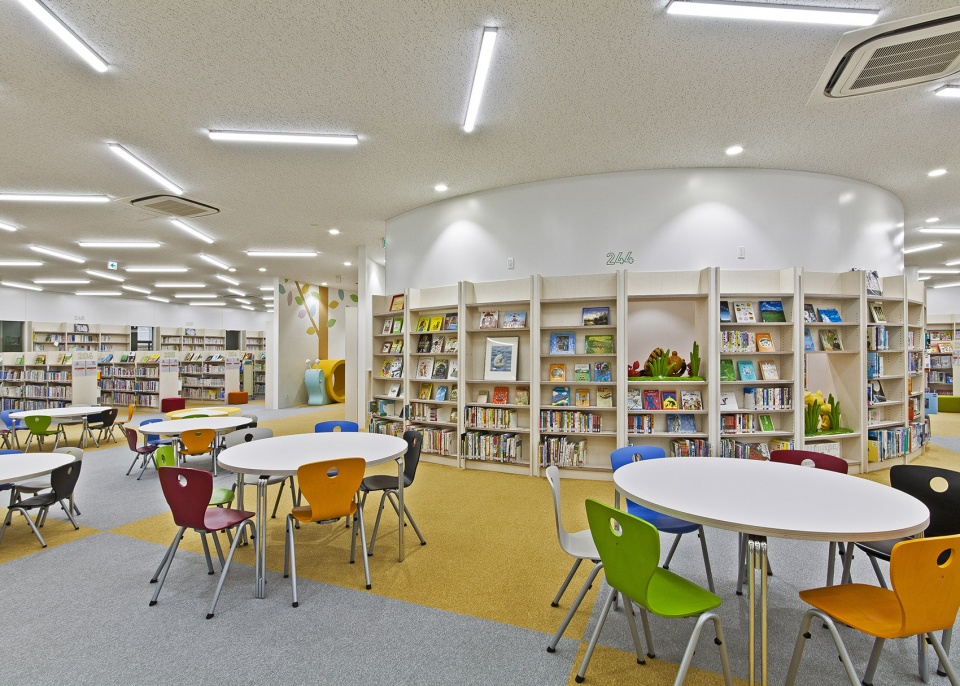 ancheng library by mikami architects