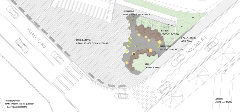 time story shekou school square landscape design china by zizu studio
