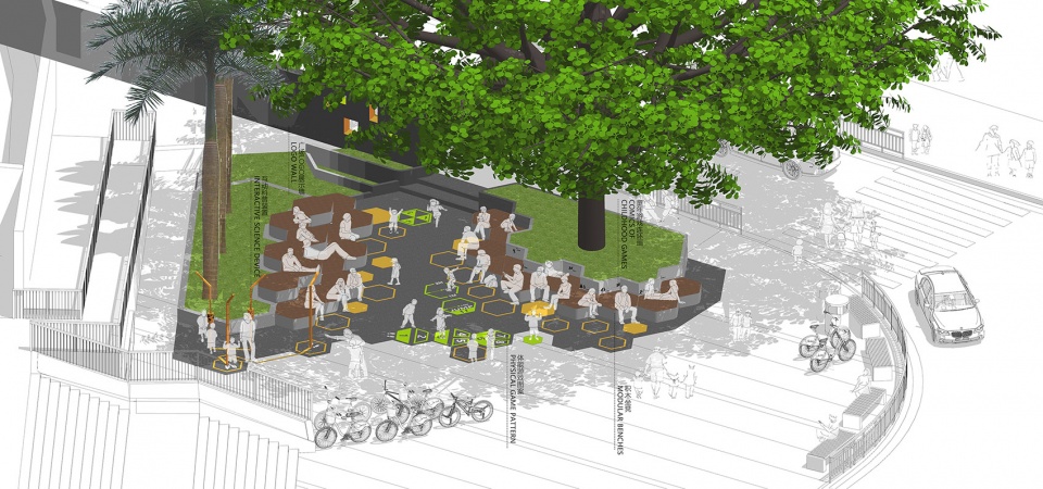 time story shekou school square landscape design china by zizu studio