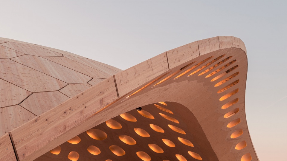 buga wood pavilion by icd itke müllerblaustein bauwerke gmbh bec gmbh bundesgartenschau heilbronn 2019 gmbh
