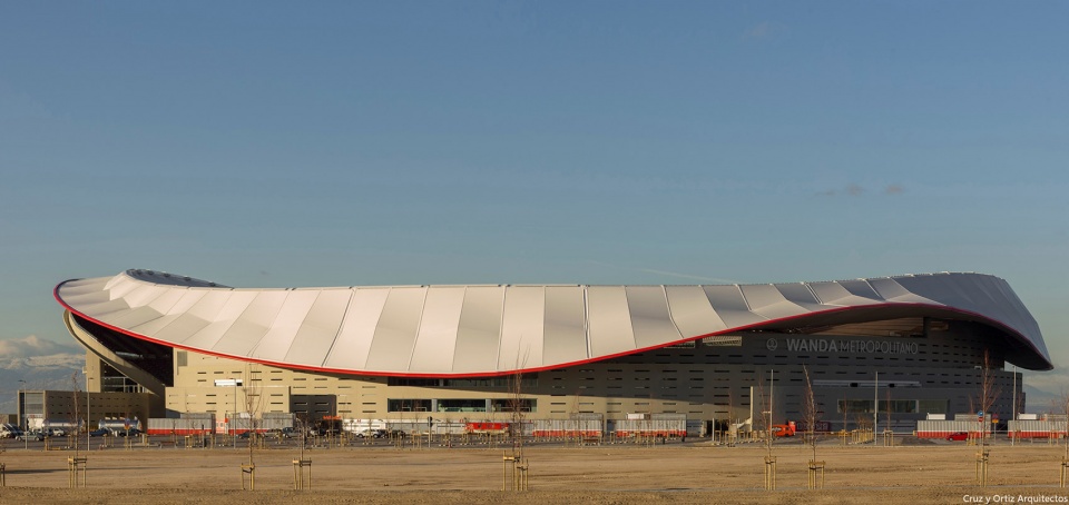 wanda metropolitano football stadium madrid by cruz y ortiz architects