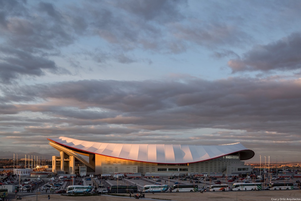 wanda metropolitano football stadium madrid by cruz y ortiz architects