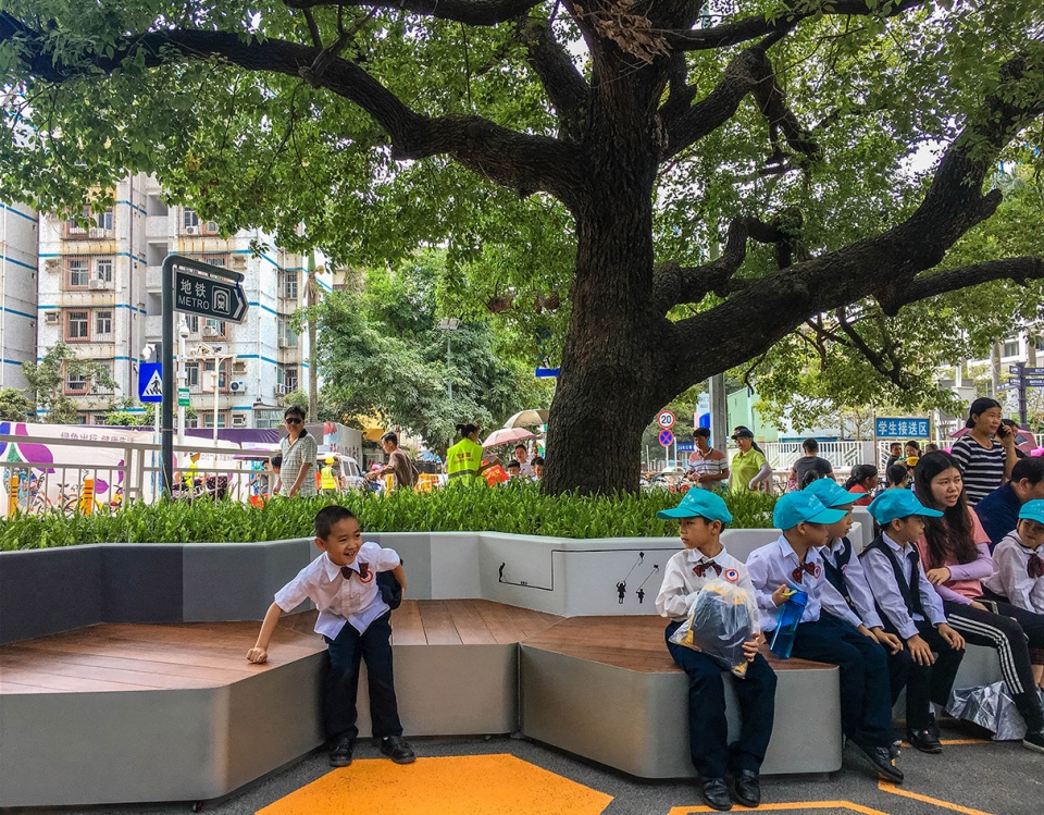 time story shekou school square landscape design china by zizu studio