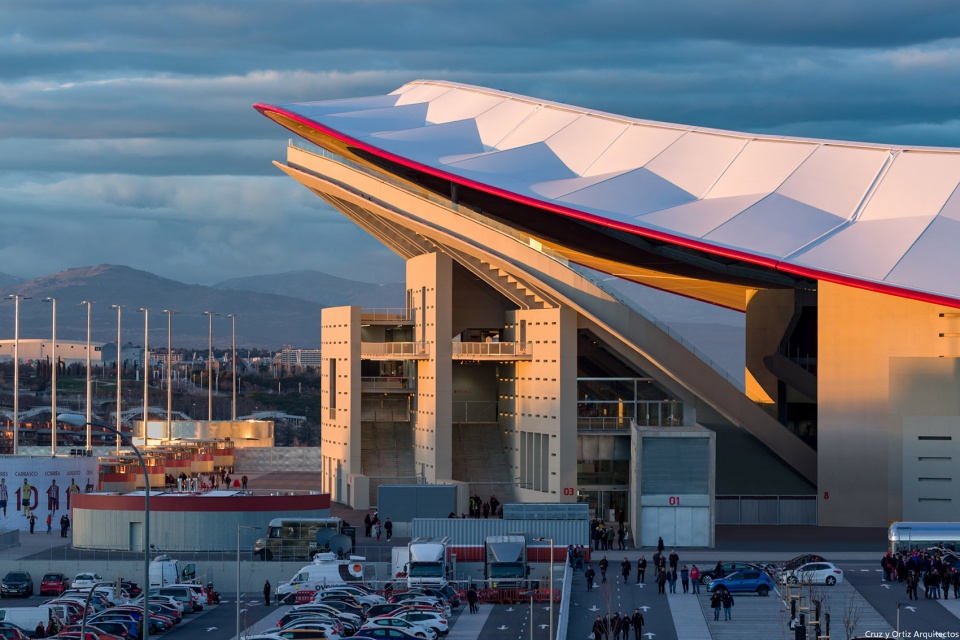 wanda metropolitano football stadium madrid by cruz y ortiz architects