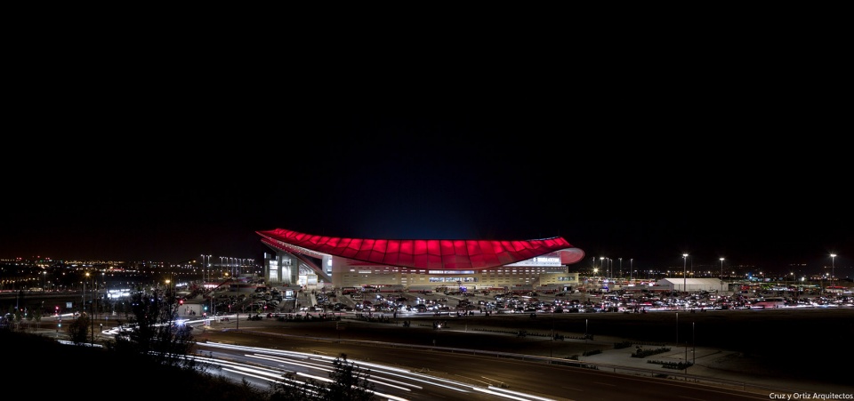 wanda metropolitano football stadium madrid by cruz y ortiz architects