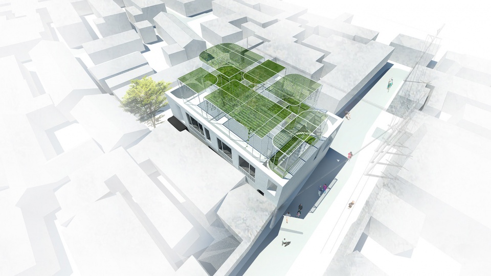 baitasi hutong gallery in beijing china by dna design and architecture studio