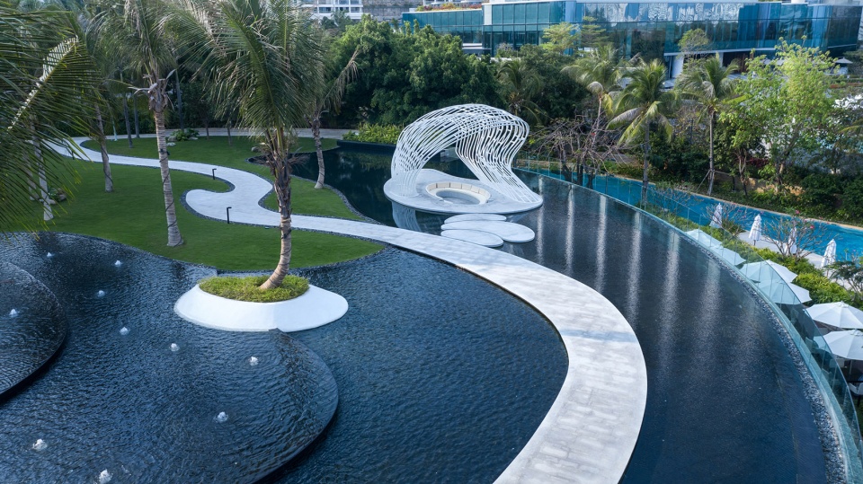 talk to the sea jw marriott hotel sanya dadonghai bay china by wr group