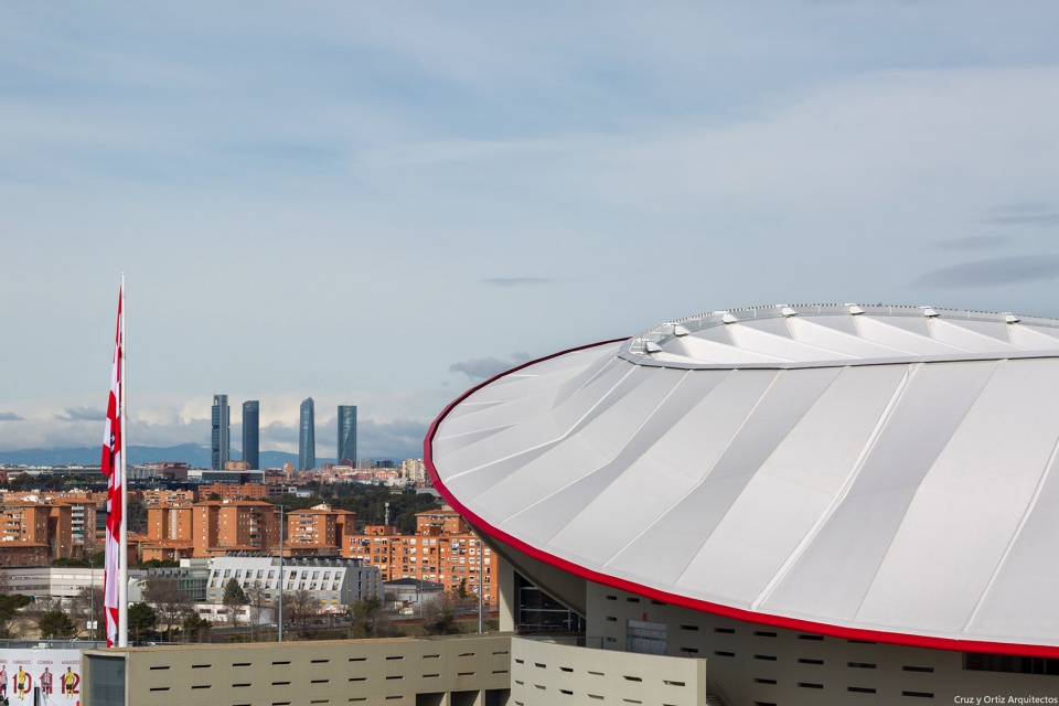 wanda metropolitano football stadium madrid by cruz y ortiz architects