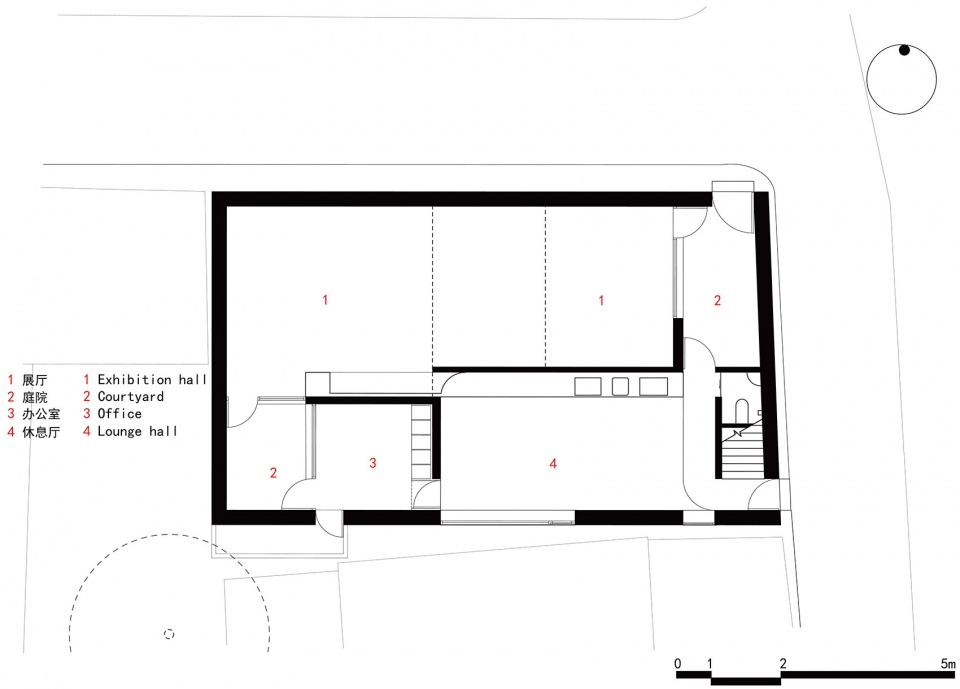 baitasi hutong gallery in beijing china by dna design and architecture studio