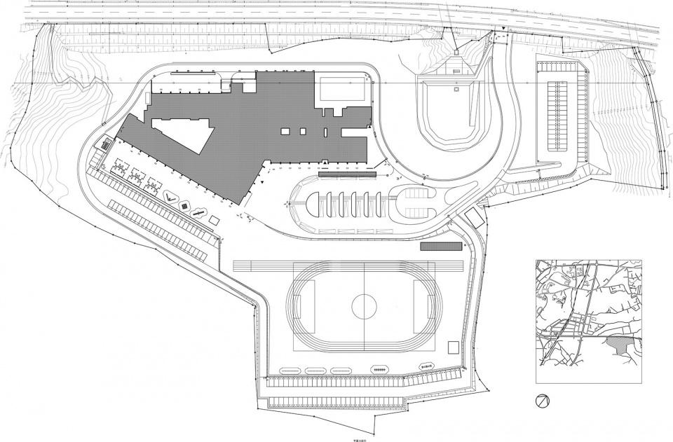 hokota south primary school by mikami architects