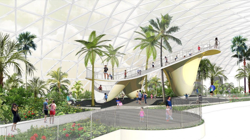 the discovery slides at jewel changi airport complex by carve playpoint
