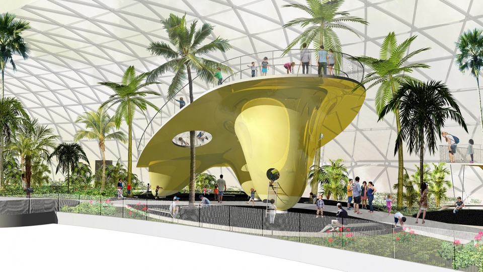 the discovery slides at jewel changi airport complex by carve playpoint