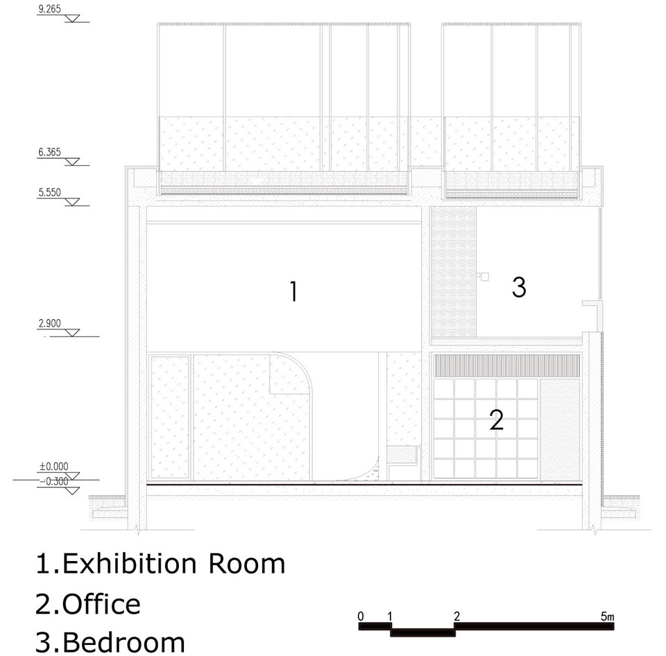 baitasi hutong gallery in beijing china by dna design and architecture studio