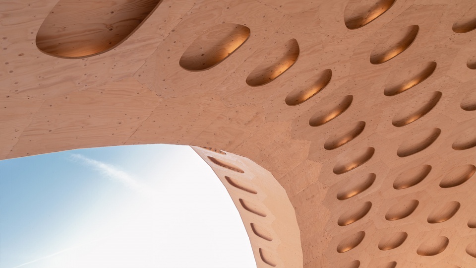 buga wood pavilion by icd itke müllerblaustein bauwerke gmbh bec gmbh bundesgartenschau heilbronn 2019 gmbh