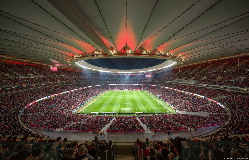 wanda metropolitano football stadium madrid by cruz y ortiz architects
