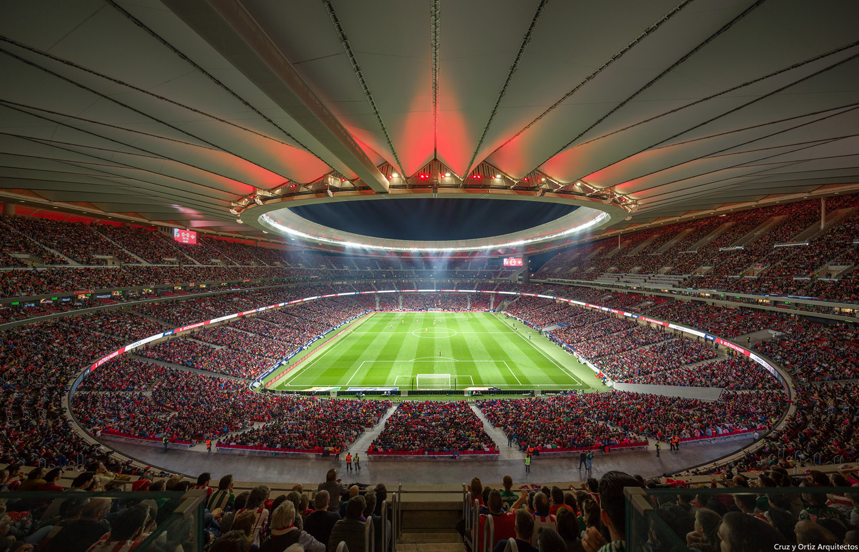 Wanda Metropolitano Football Stadium Madrid by Cruz y Ortiz Architects 谷德设计网