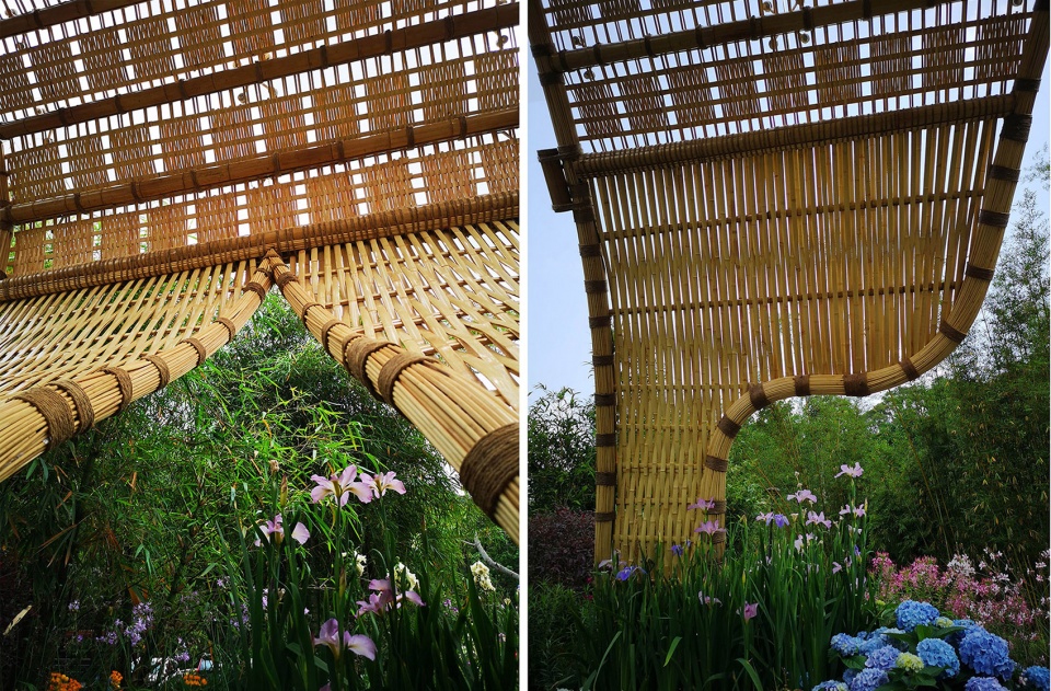 tide bamboo installation china by beryl