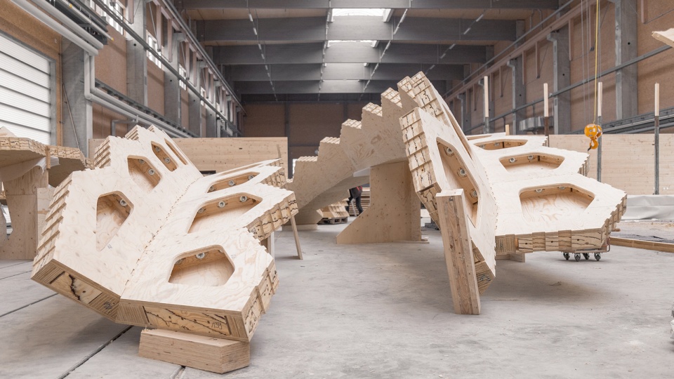 buga wood pavilion by icd itke müllerblaustein bauwerke gmbh bec gmbh bundesgartenschau heilbronn 2019 gmbh