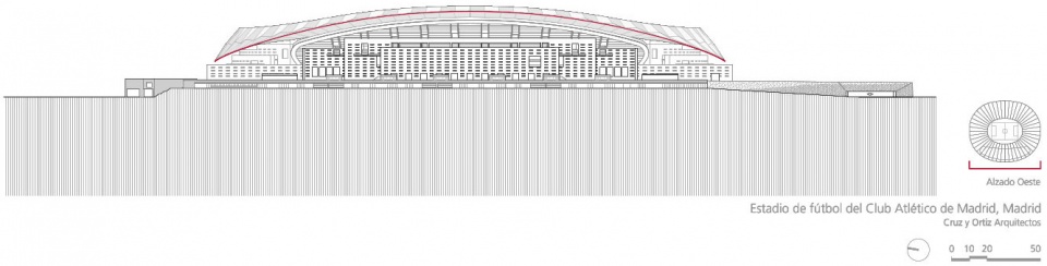 wanda metropolitano football stadium madrid by cruz y ortiz architects