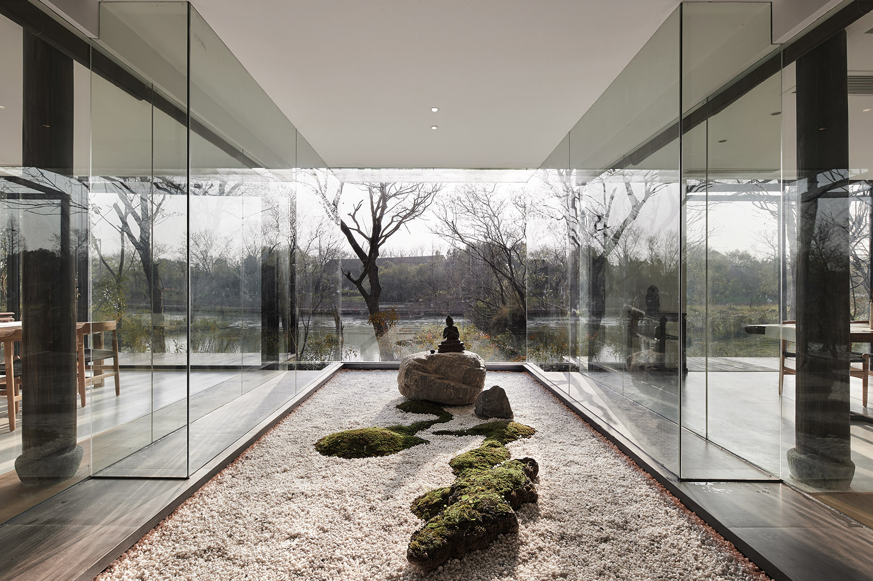 Boundless Tea House, China by ATDESIGN 谷德设计网