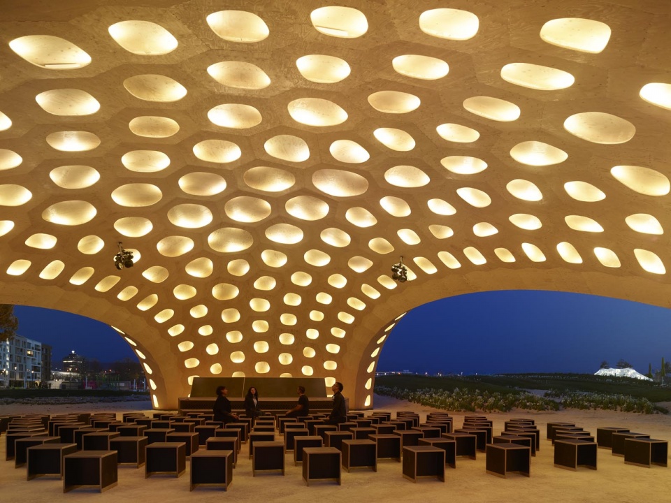 buga wood pavilion by icd itke müllerblaustein bauwerke gmbh bec gmbh bundesgartenschau heilbronn 2019 gmbh