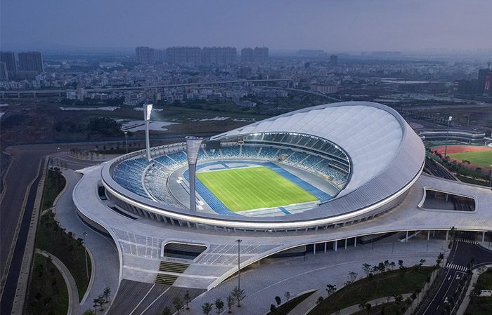 Wuyuanhe Stadium, Haikou, China by gmp - 谷德设计网