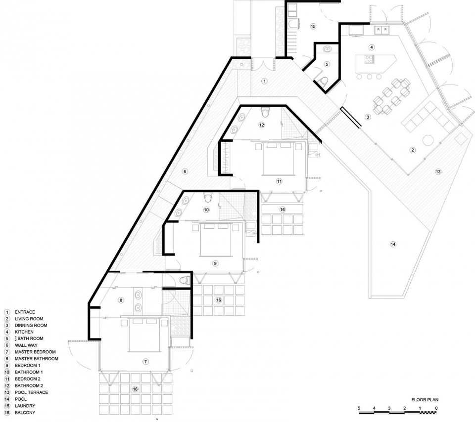 beach front gardens casas sare caracali by laboratory sustaining design