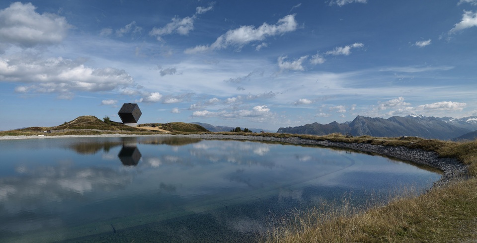 garnet chapel in penkenjoch by mario botta architetti
