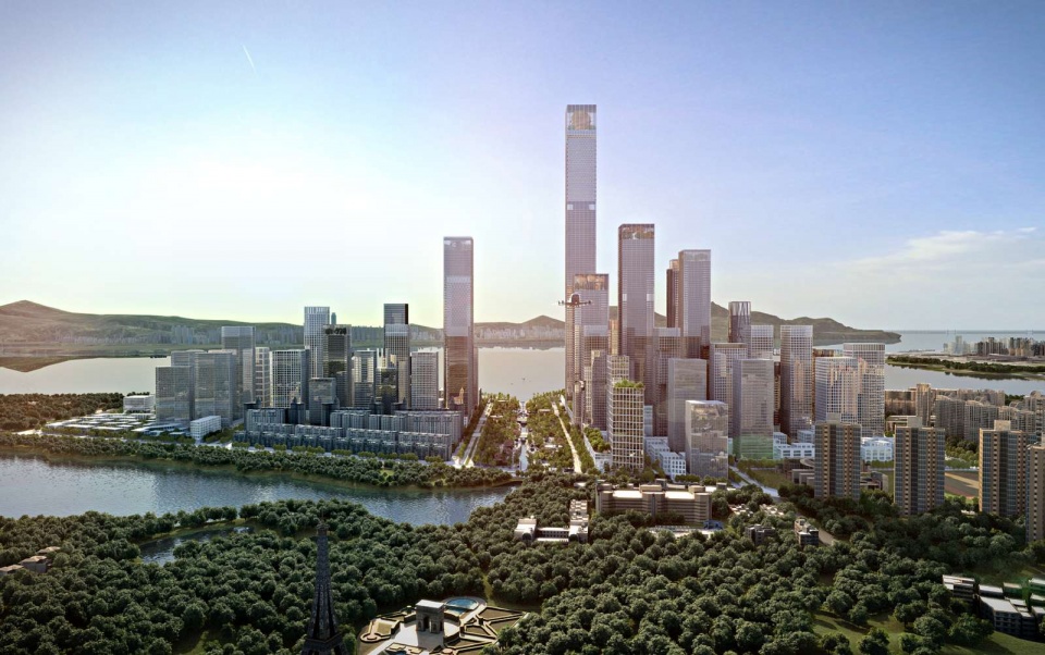 henning larsen wins major international competition for the design of shenzhen bay headquarters city in china