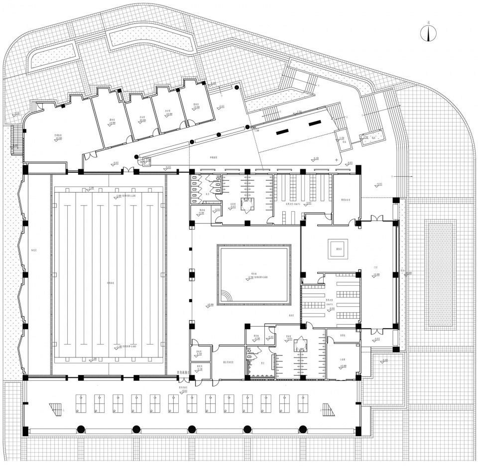 jinhong middle school gymnasium china by le architects