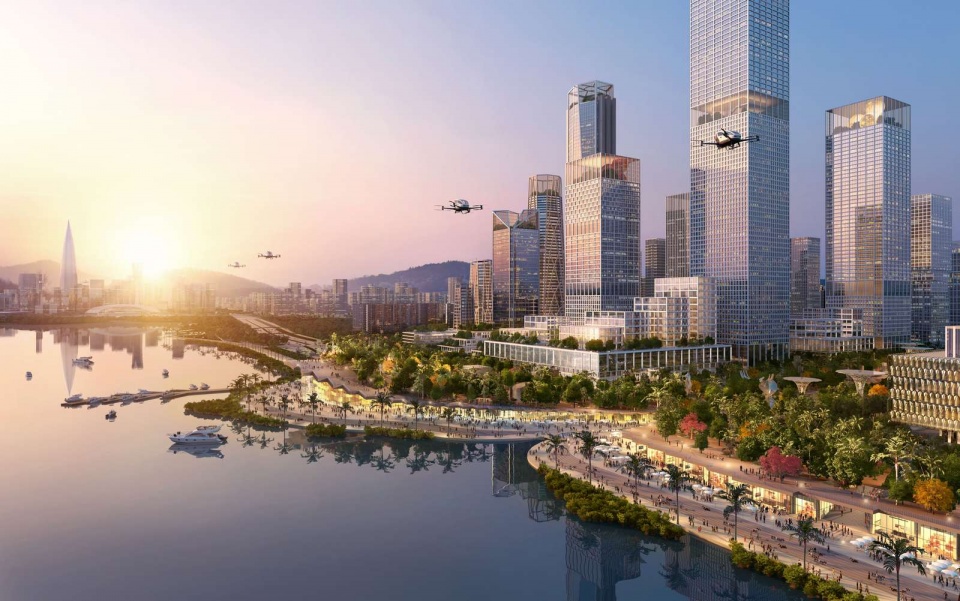 henning larsen wins major international competition for the design of shenzhen bay headquarters city in china
