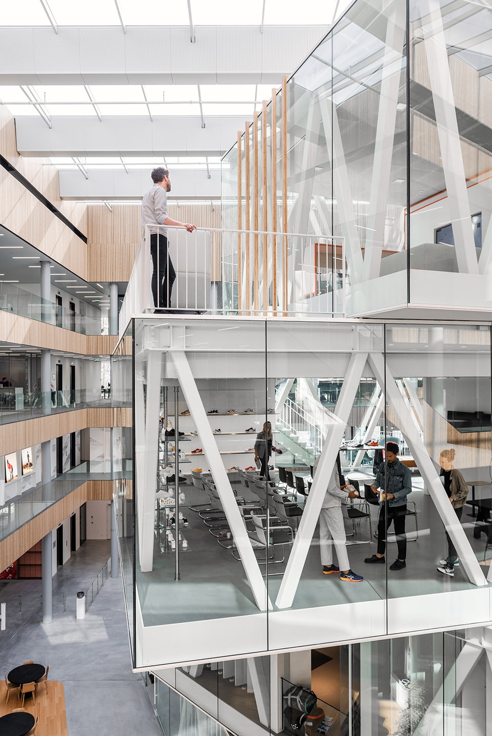 new asics emea headquarters by powerhouse company red company
