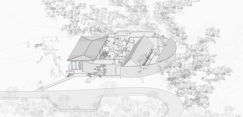 rain house the carpenters house china by describing architecture studio