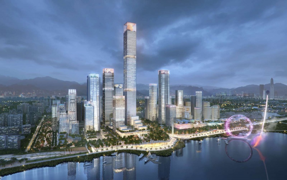 henning larsen wins major international competition for the design of shenzhen bay headquarters city in china