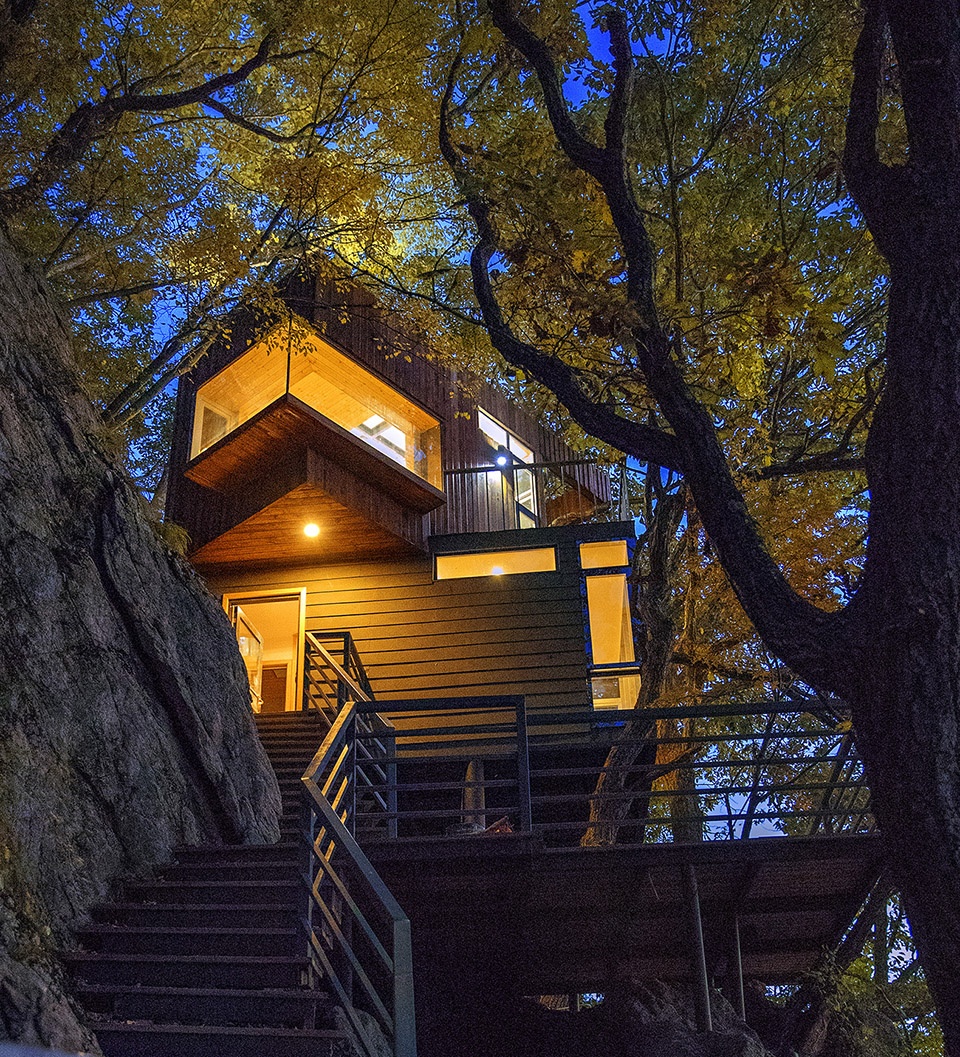 tree house in laojun mountain luoyang china by ojo oyo prelab