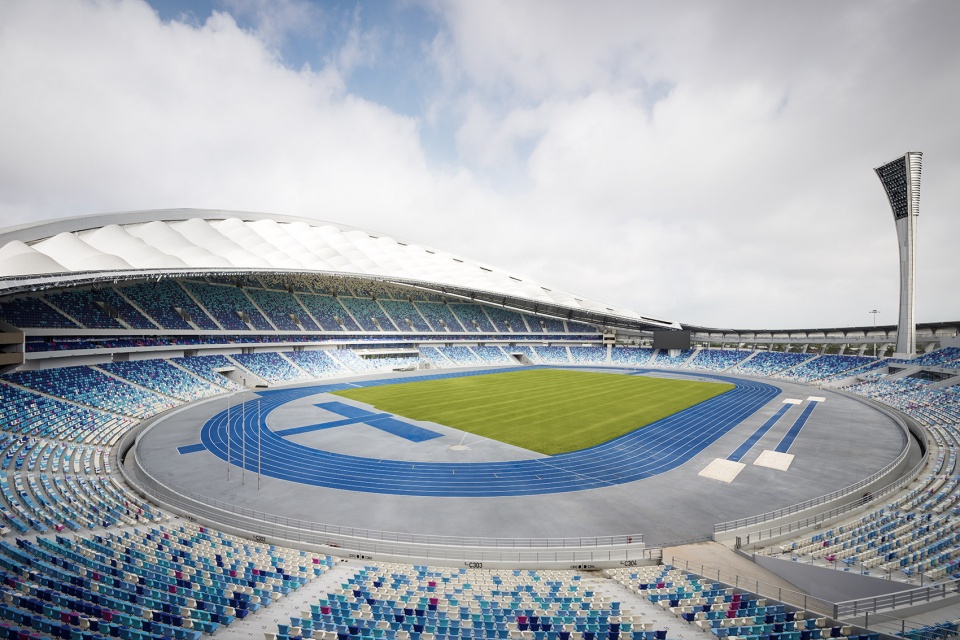wuyuanhe stadium haikou china by gmp