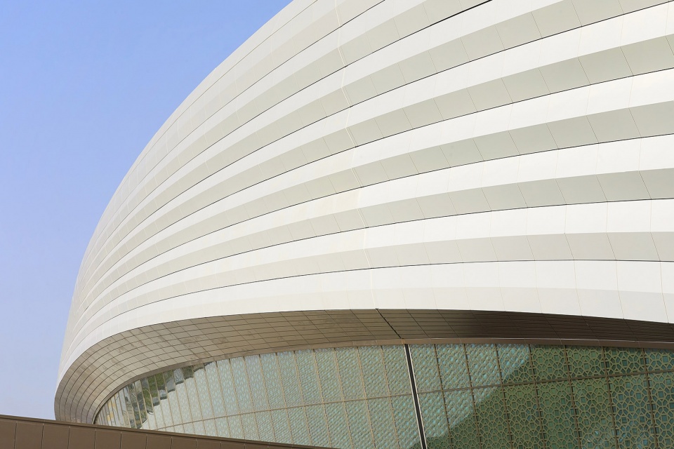 al janoub stadium in al wakrah by zaha hadid architects
