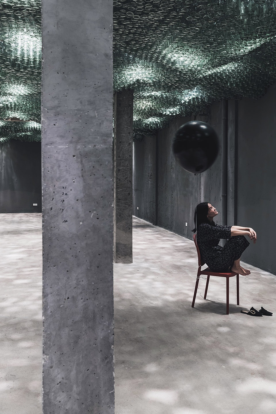 bottle space in jiangsu china by renaissance interior design