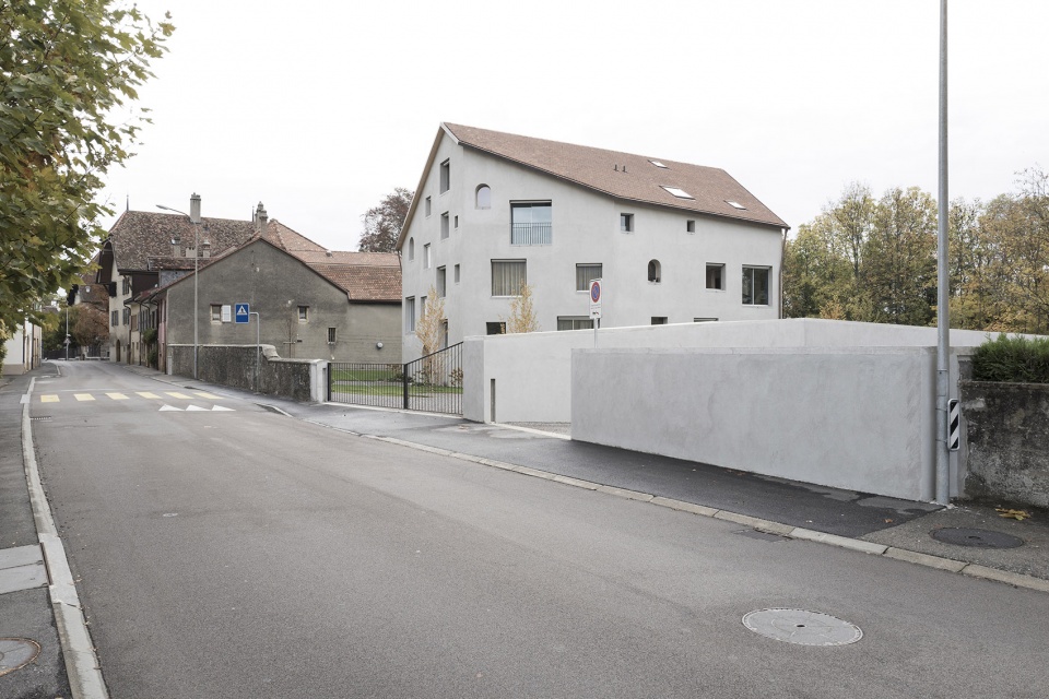 construction of a residential building a community space and a nursery in auvernier by frundgallina