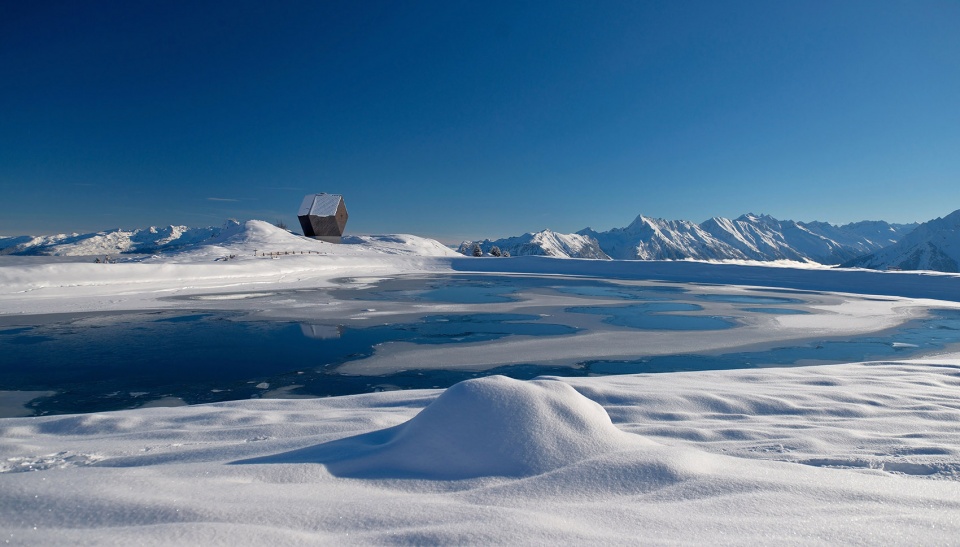 garnet chapel in penkenjoch by mario botta architetti
