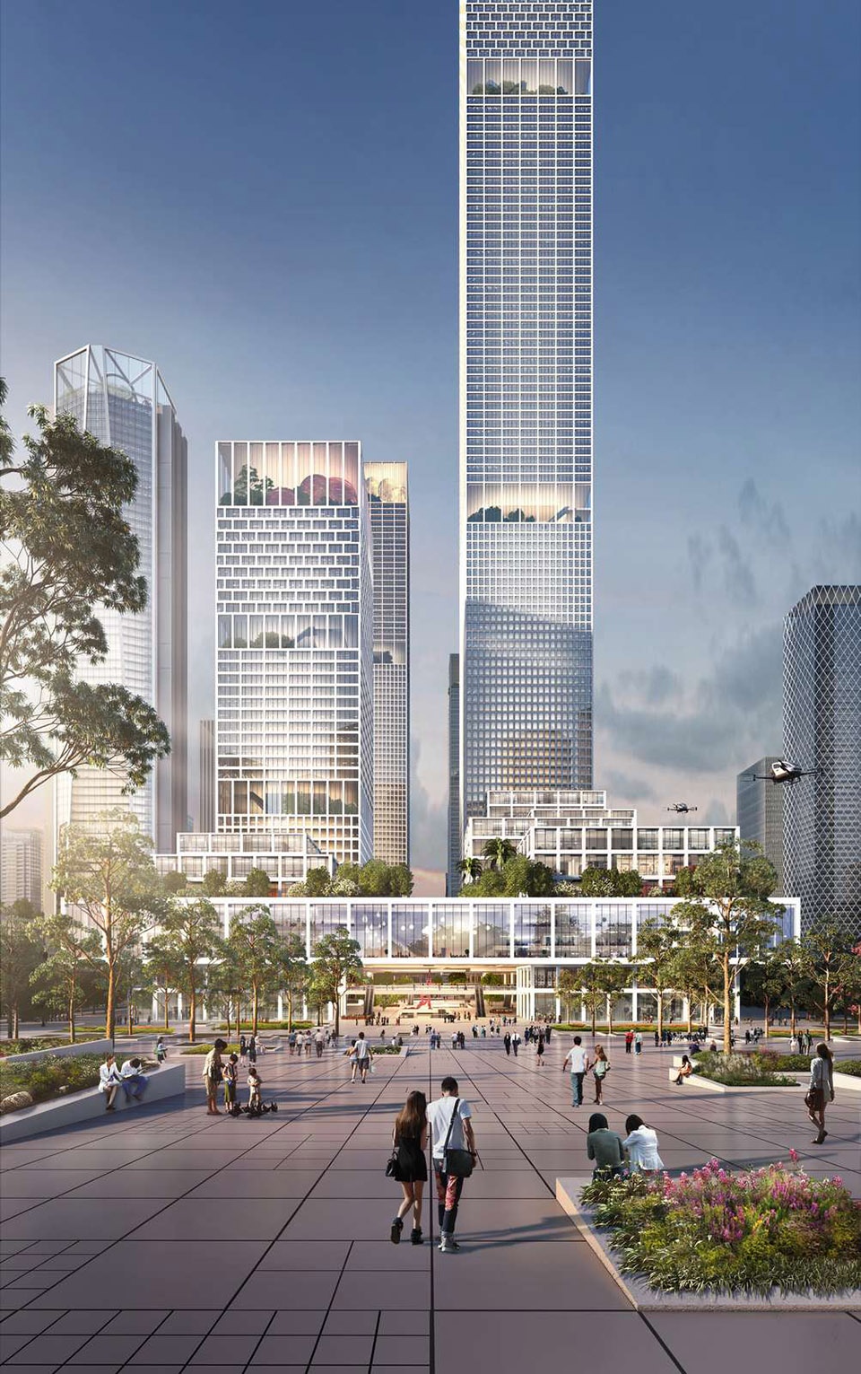 henning larsen wins major international competition for the design of shenzhen bay headquarters city in china