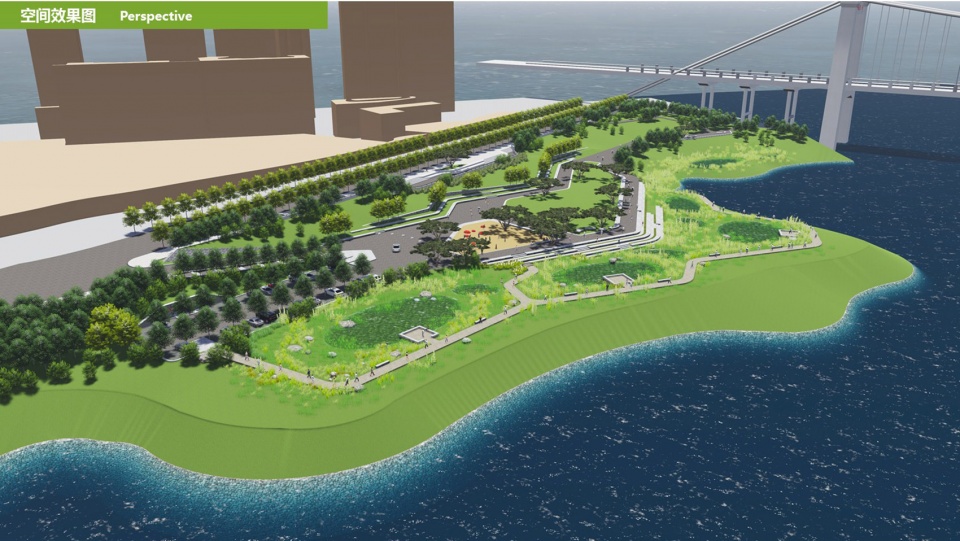 landscape design of chongqing second wanzhou yangtze river bridge waterfront ecological park china by chongqing haofeng planning and desi...