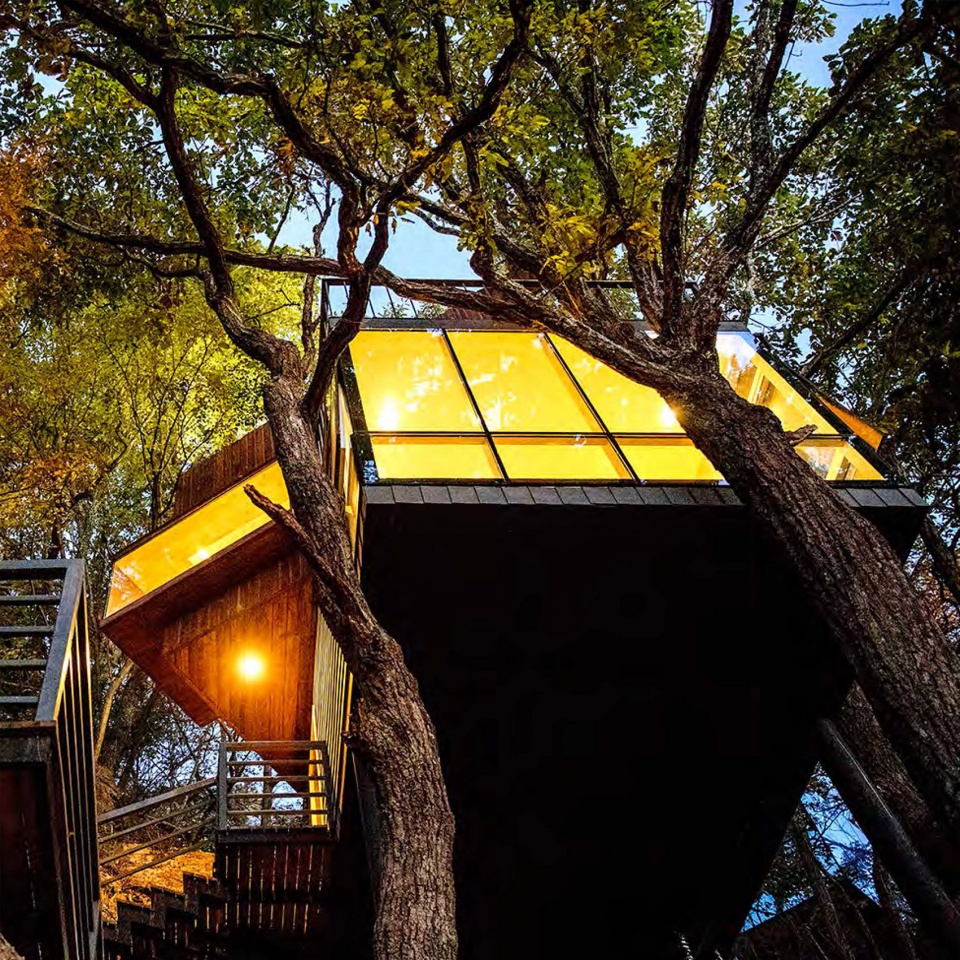 tree house in laojun mountain luoyang china by ojo oyo prelab