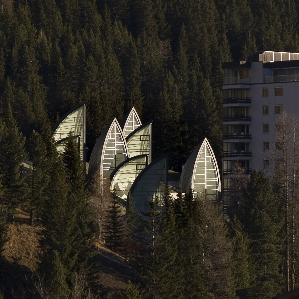 wellness centre tschuggen berg oase by mario botta architetti